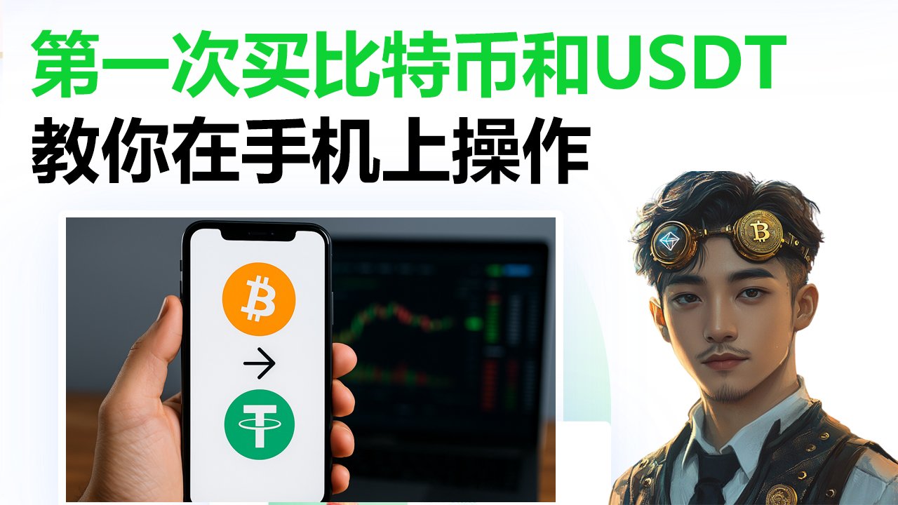 第一次买比特币和USDT全流程教学（欧易交易所注册+买币实操）