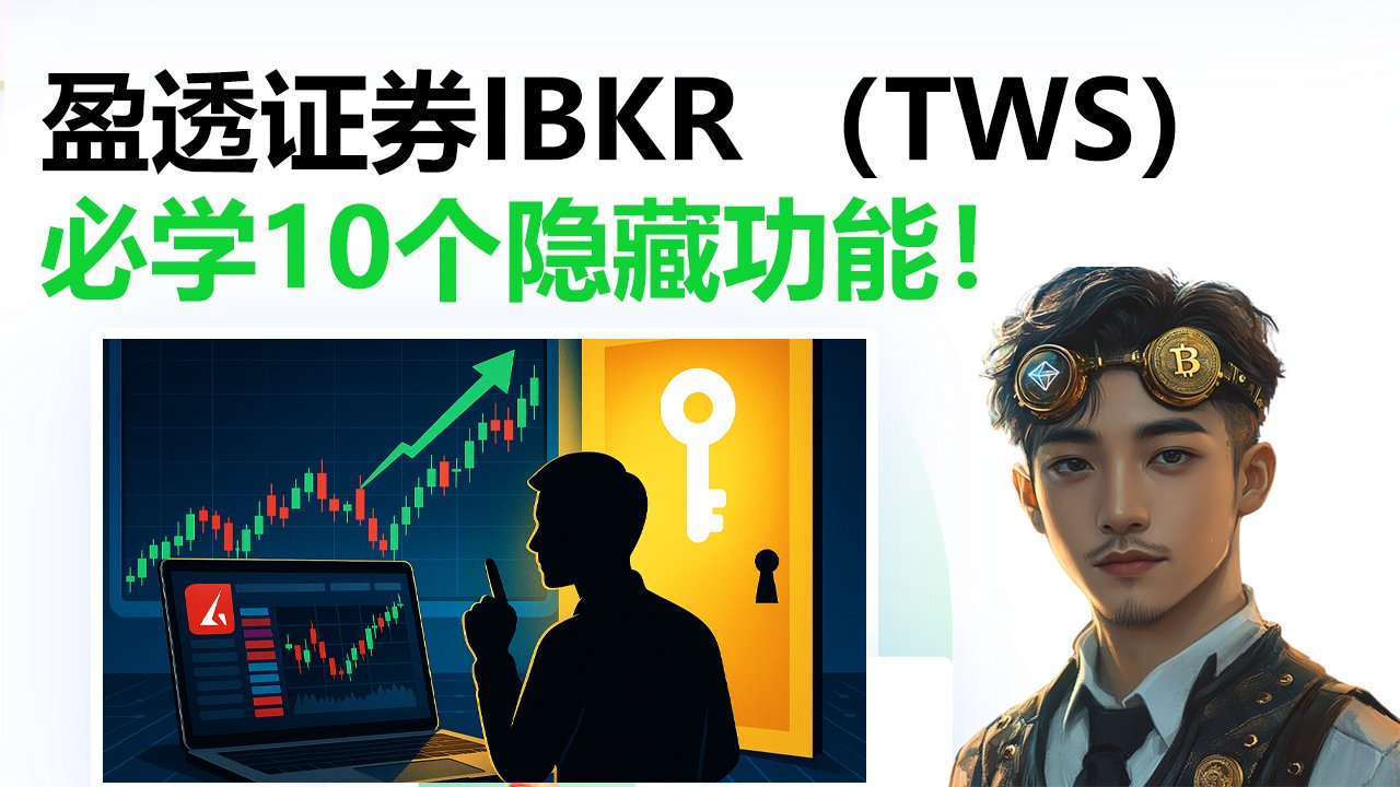 盈透证券TWS使用技巧｜10个隐藏功能让交易更高效