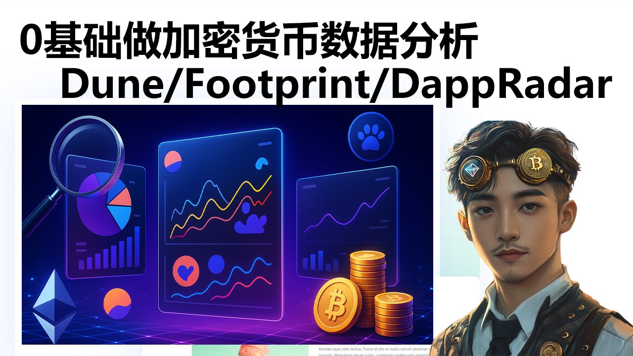 加密货币数据面板网站 Dune/Footprint/DappRadar 实操指南