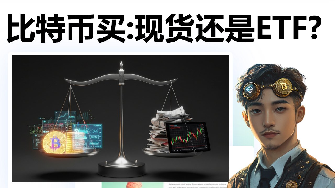 投资比特币买现货还是买 ETF？哪种方式更适合你？