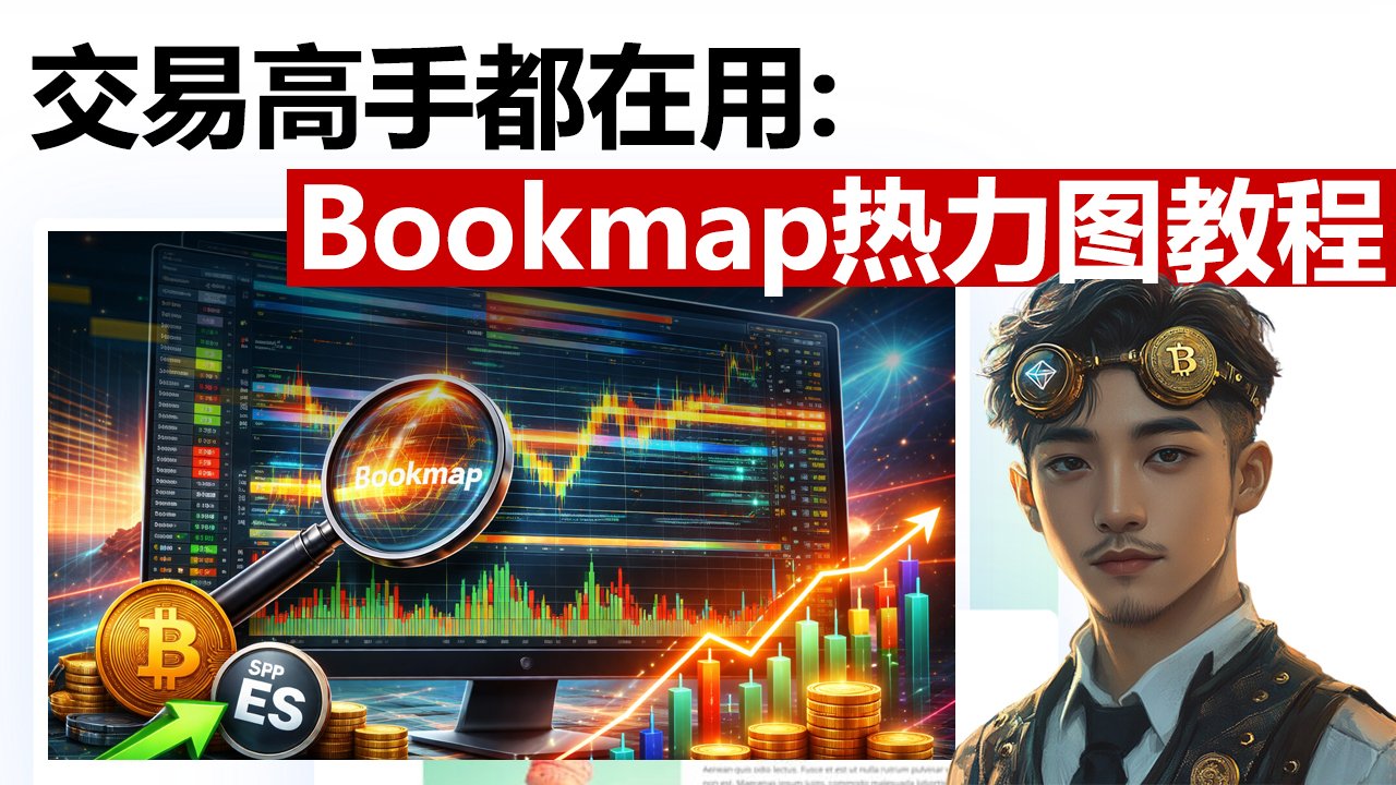 美股交易之Bookmap中文教程：热力图找进场、止损、止盈，避开诱多诱空（ES / NQ / BTC / ETH）