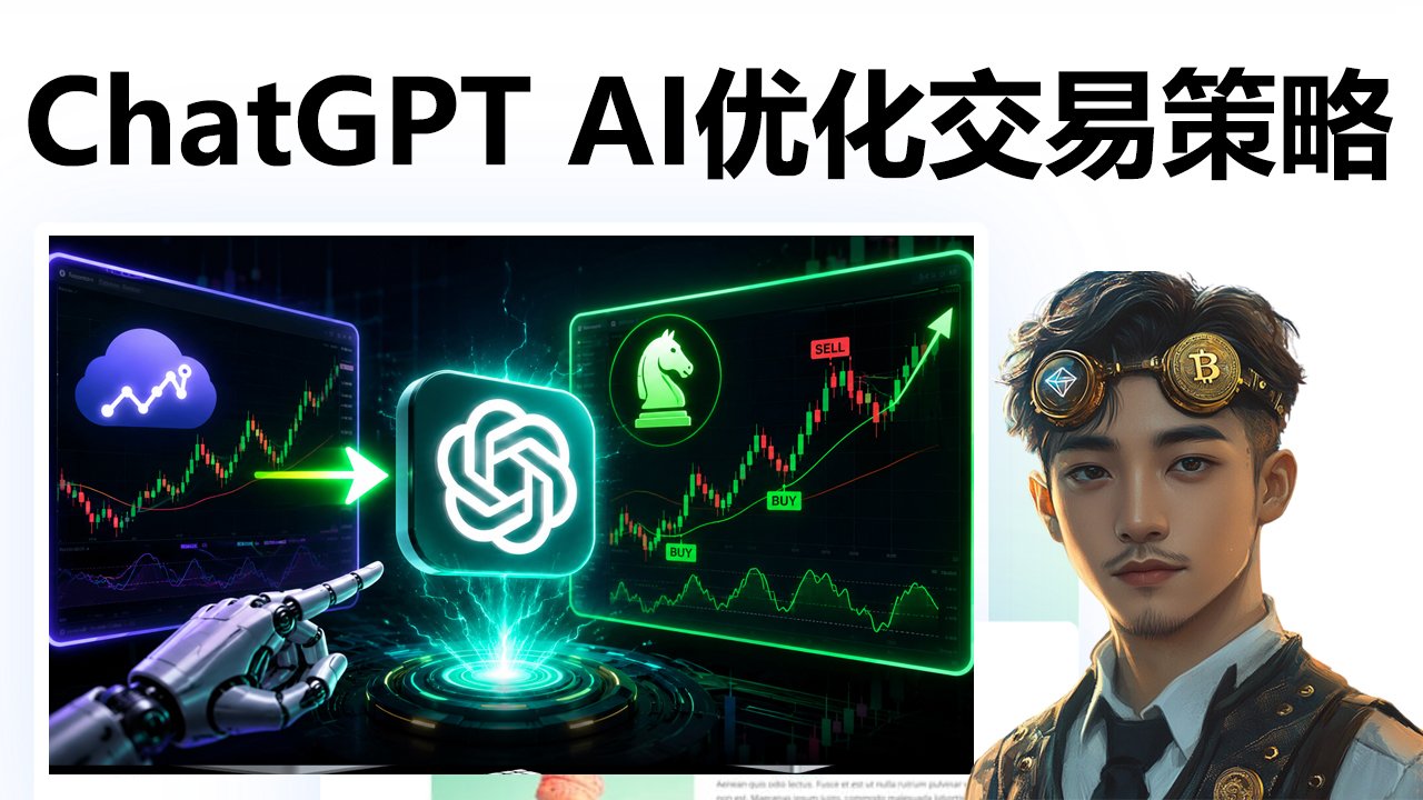 ChatGPT AI如何优化TradingView策略？新手也能学会的Pine Script实战教程