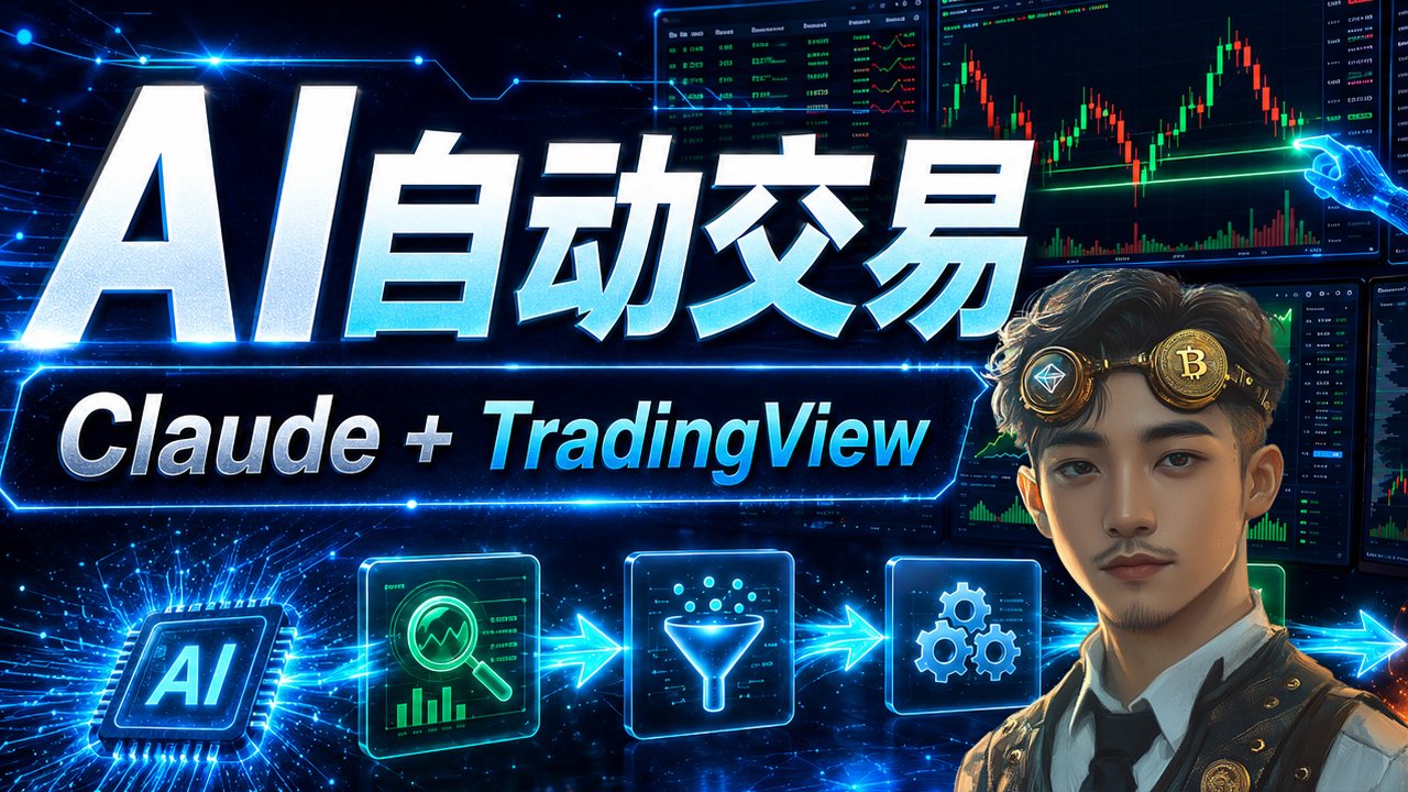 Claude + TradingView做交易计划：自动选股、策略回测、手机提醒完整教程