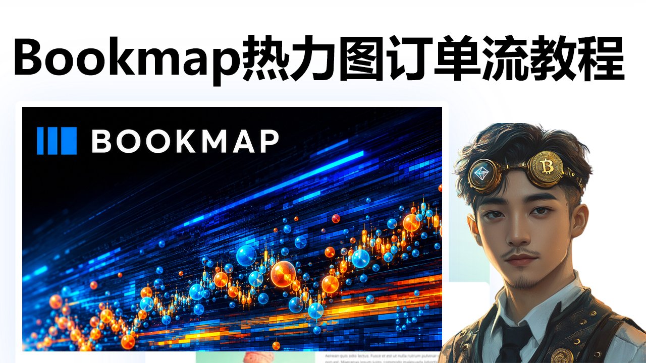 Bookmap热力图订单流中文教程：美股期货、币圈交易必学的主力挂单与二级行情工具