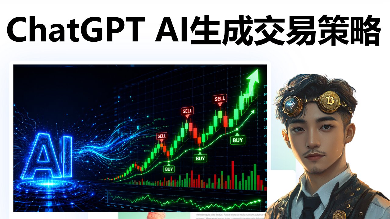 ChatGPT自动生成Pine Script并在TradingView回测 | 零基础学AI交易策略