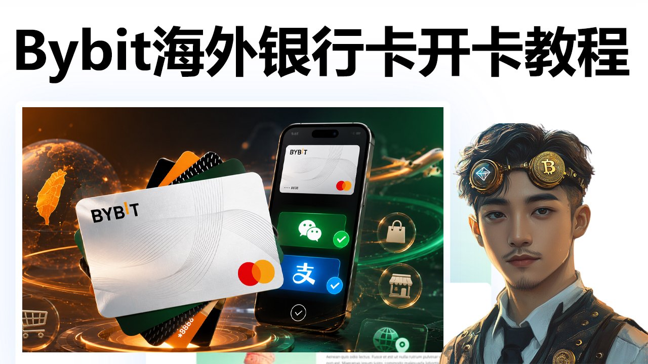 海外银行卡怎么申请？Bybit台区卡0门槛开卡教程，支持微信支付宝绑定