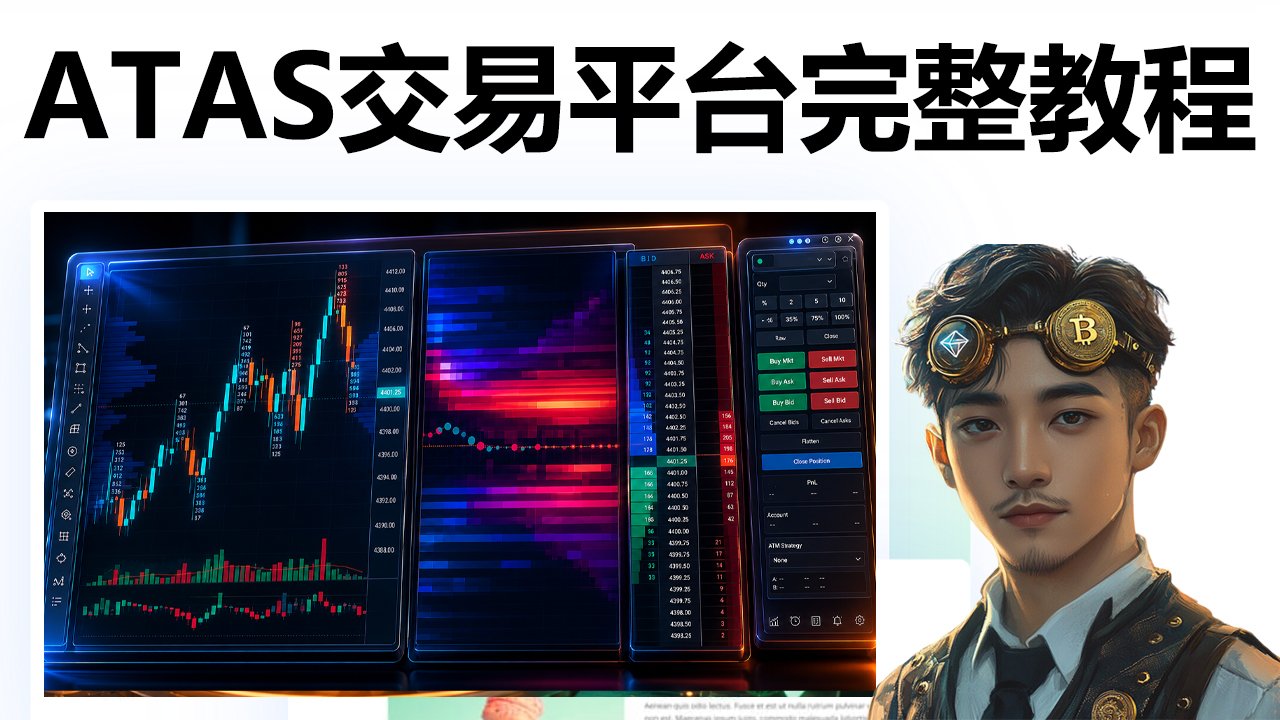 ATAS完整使用教程｜从零学会订单流分析、图表设置、指标和交易执行