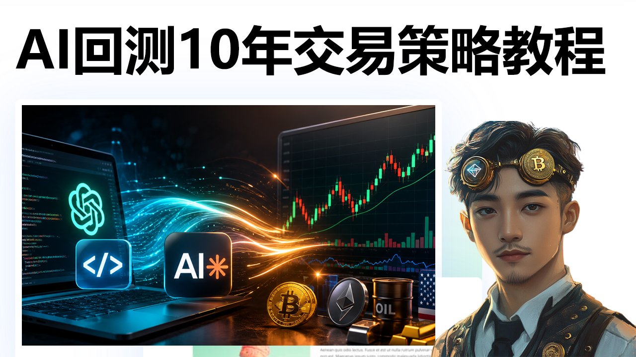 AI交易新手教程：用ChatGPT/Claude AI回测任何交易策略