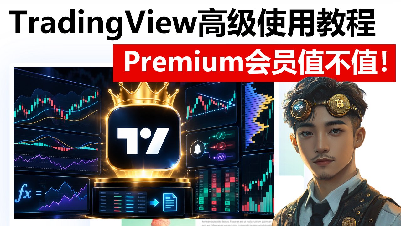 TradingView高级教程｜Premium会员必学功能：成交量足迹、TPO、多条件警报实战