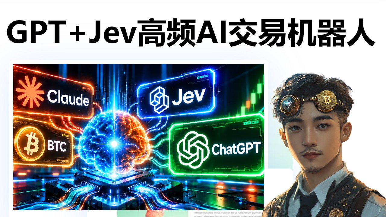ChatGPT-6\Claude + Jev AI量化交易、自动分析行情、自动买卖！